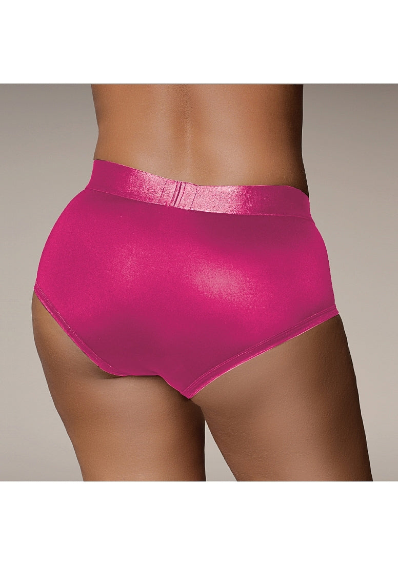 Shots Toys | OUCH! Vibrating Strap-on Boxer - Pink - Size XL/XXL