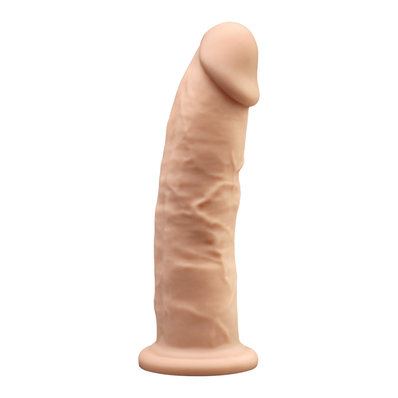 Adrien Lastic Silexd 9" Model 2 Realistic Silicone Dildo - Flesh