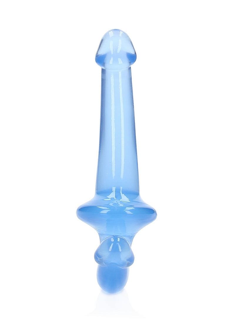 Shots Toys | REALROCK Crystal Clear 6" Strapless Strap On - Blue