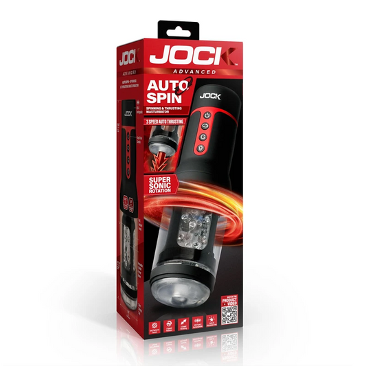Curve Toys | JOCK Auto Spin Spinning and Thrusting Masturbator