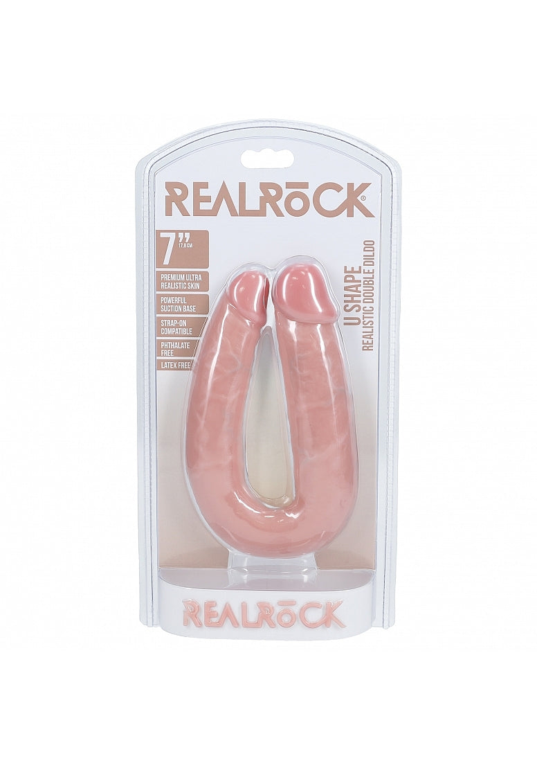 Shots Toys | REALROCK - 7" U Shaped Double Dildo