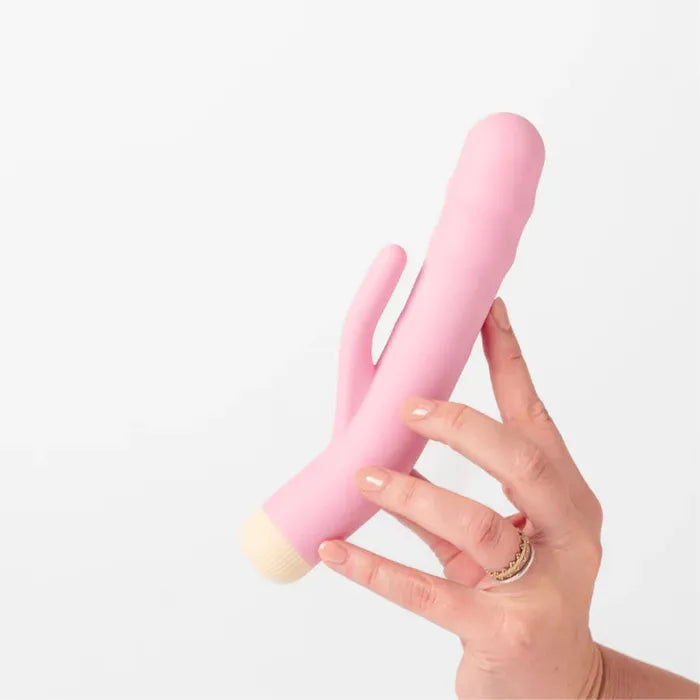 Girls Get Off - DeeDee Pink 19cm Thrusting Rabbit Vibrator