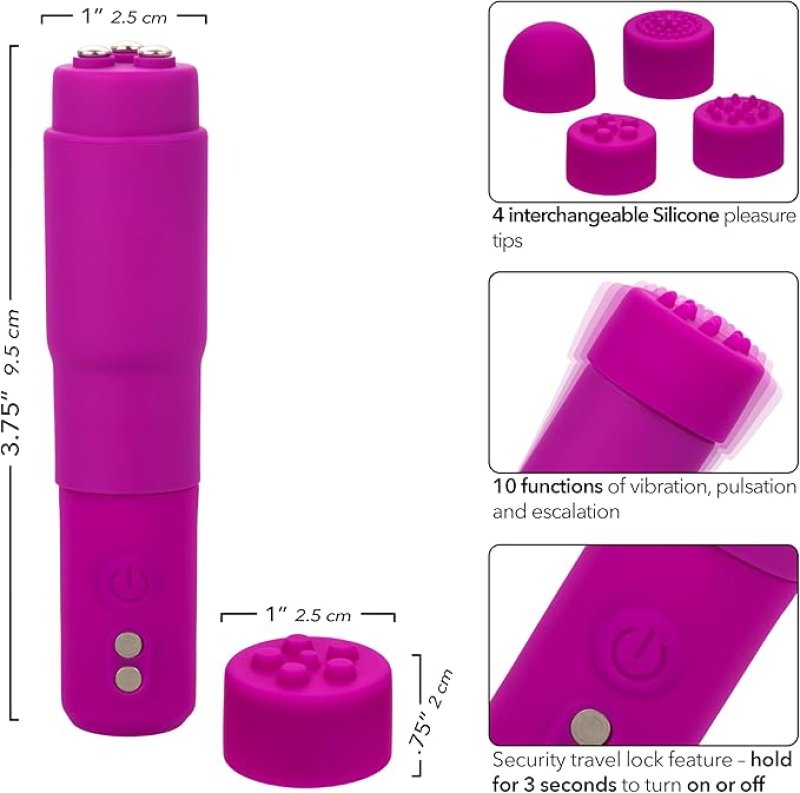 Calexotics Kyst™ Mega-Mite™ Discreet Stimulator - Pink