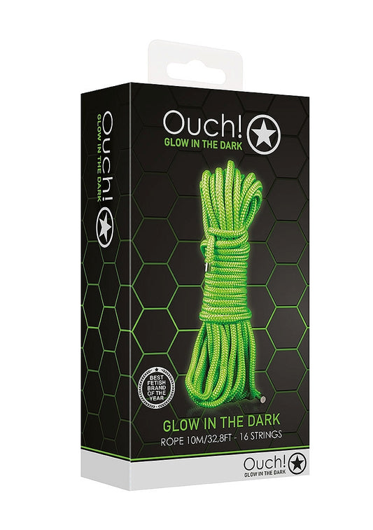 Shots Toys | OUCH! Rope - 10m/16 Strings - Glow in the Dark