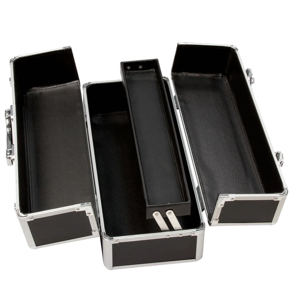 The Toy Chest Vibrator Sex Toy Case Storage - Large Black 15"x 8"x 7"