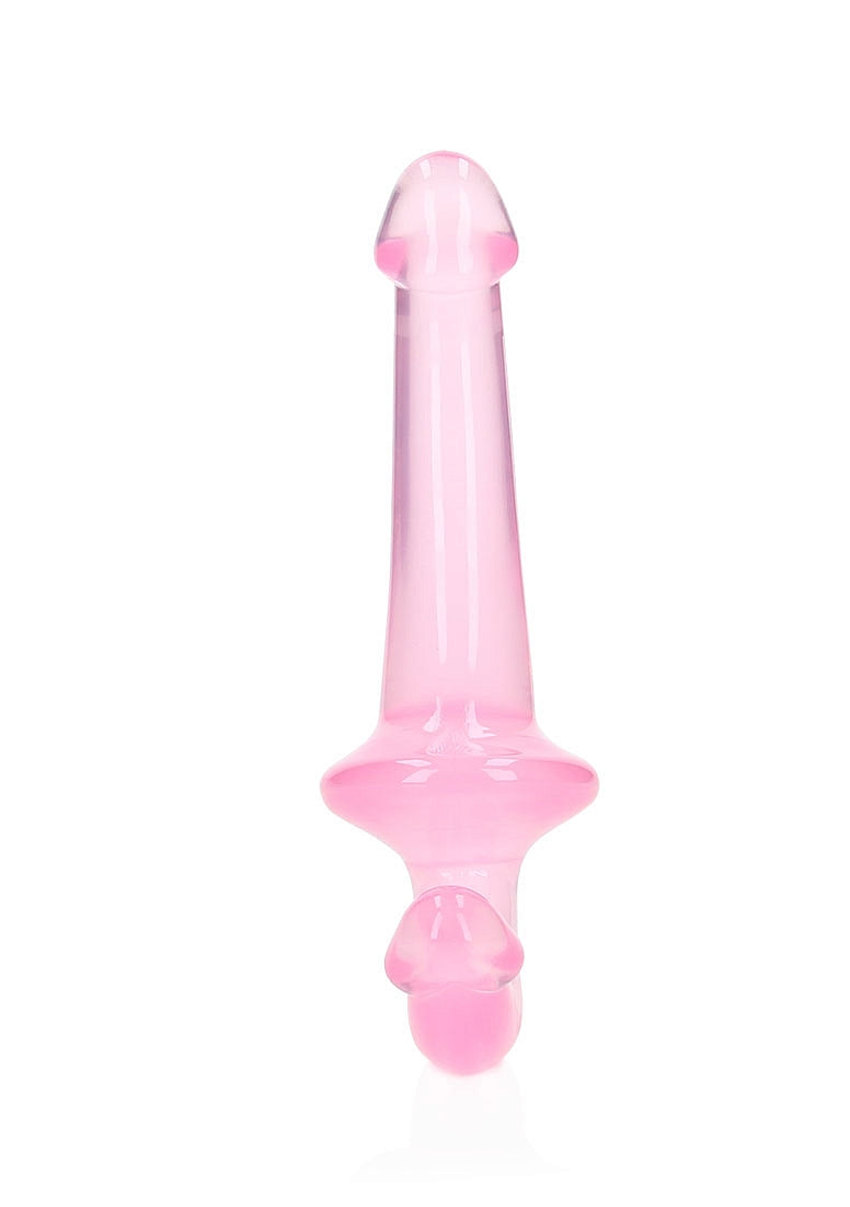 Shots Toys | REALROCK Crystal Clear 6" Strapless Strap On - Pink