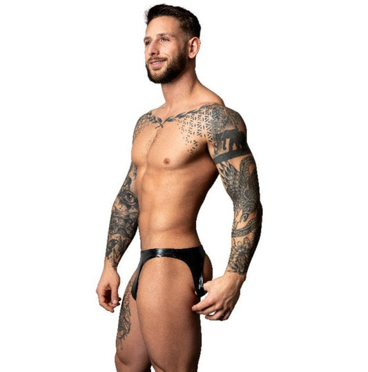 Male Power Moonshine Jock Strap Black Size S/M or L/XL