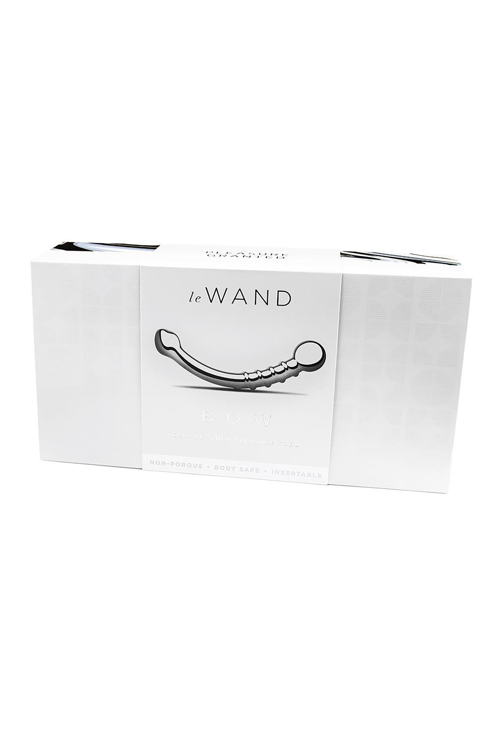 Le Wand Bow  - Stainless Steel Dual-Ended Wand for G-Spot/Prostate Stimulation