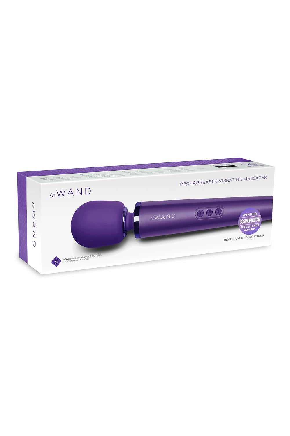 Le Wand Rechargeable Vibrating Massager Vibrator Purple