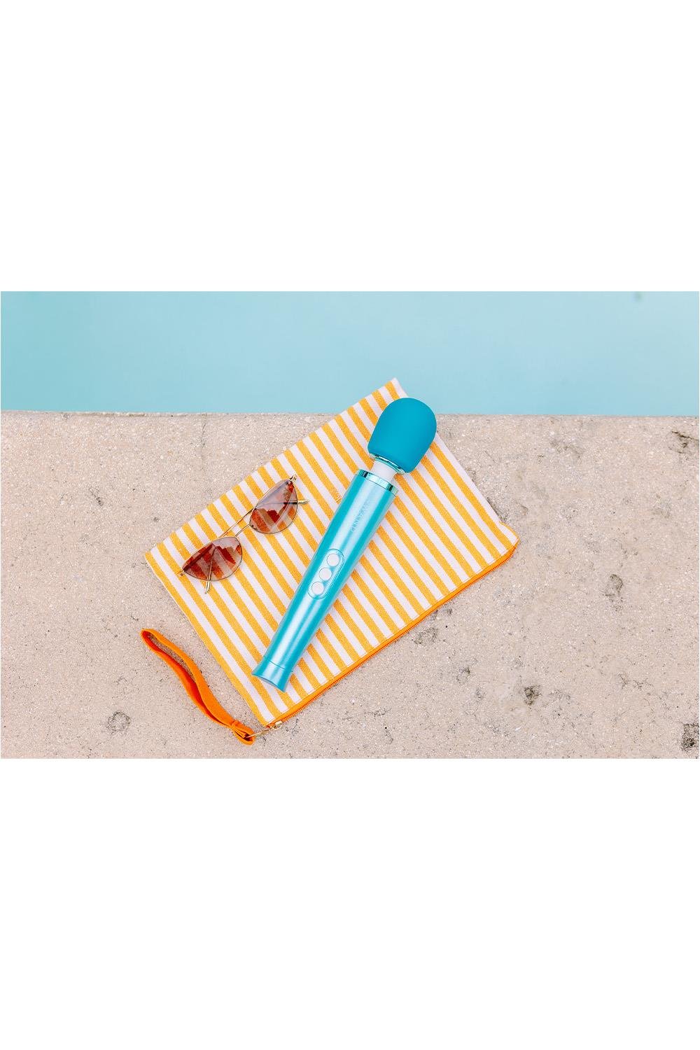 Le Wand Dive Submersible Rechargeable Vibrating Massager Vibrator Blue