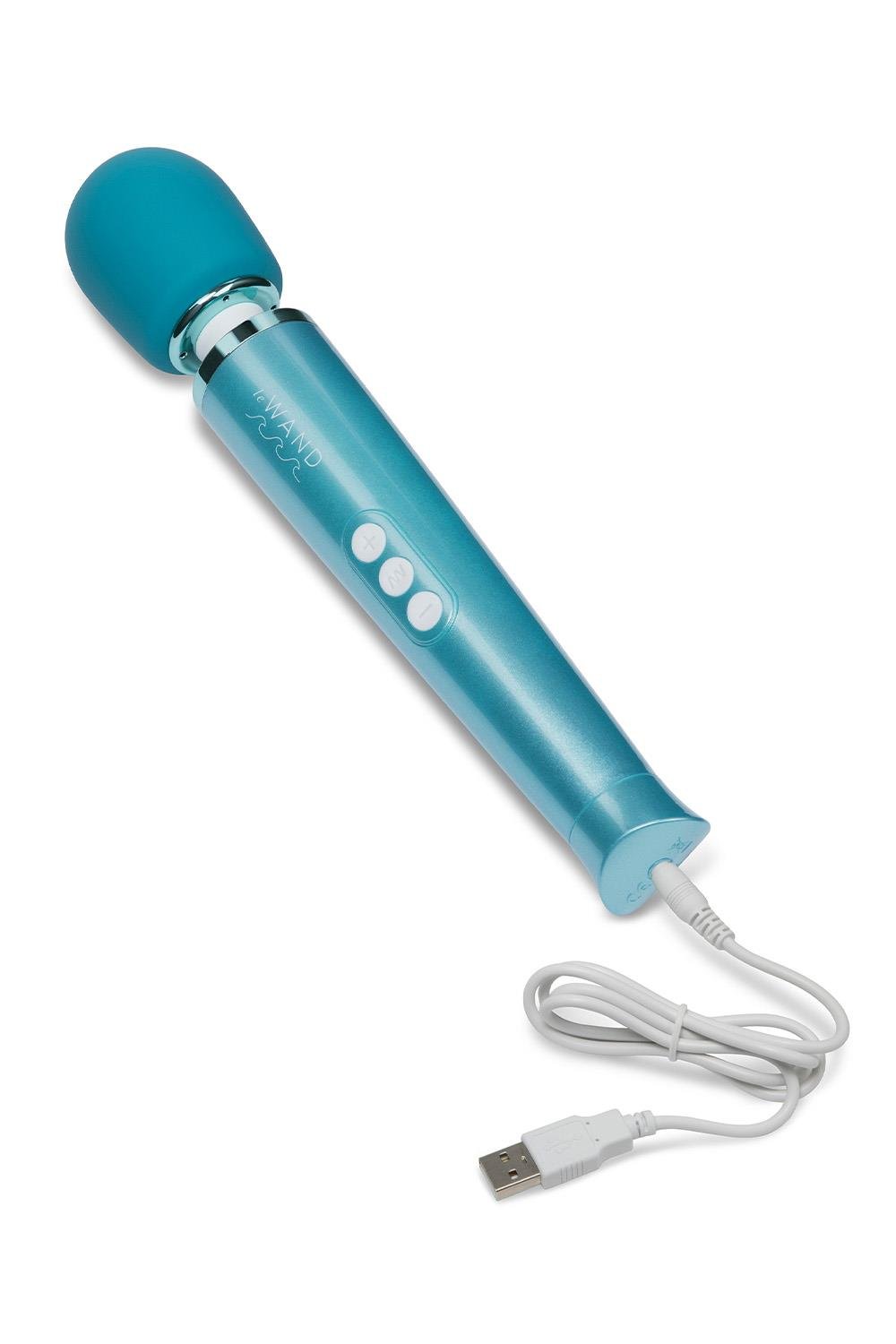 Le Wand Dive Submersible Rechargeable Vibrating Massager Vibrator Blue