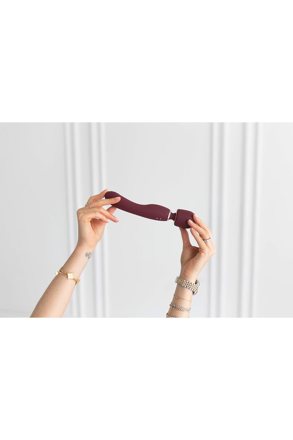 Le Wand Flat Top Fusion G - 2in1 Double Ended Wand Vibrator