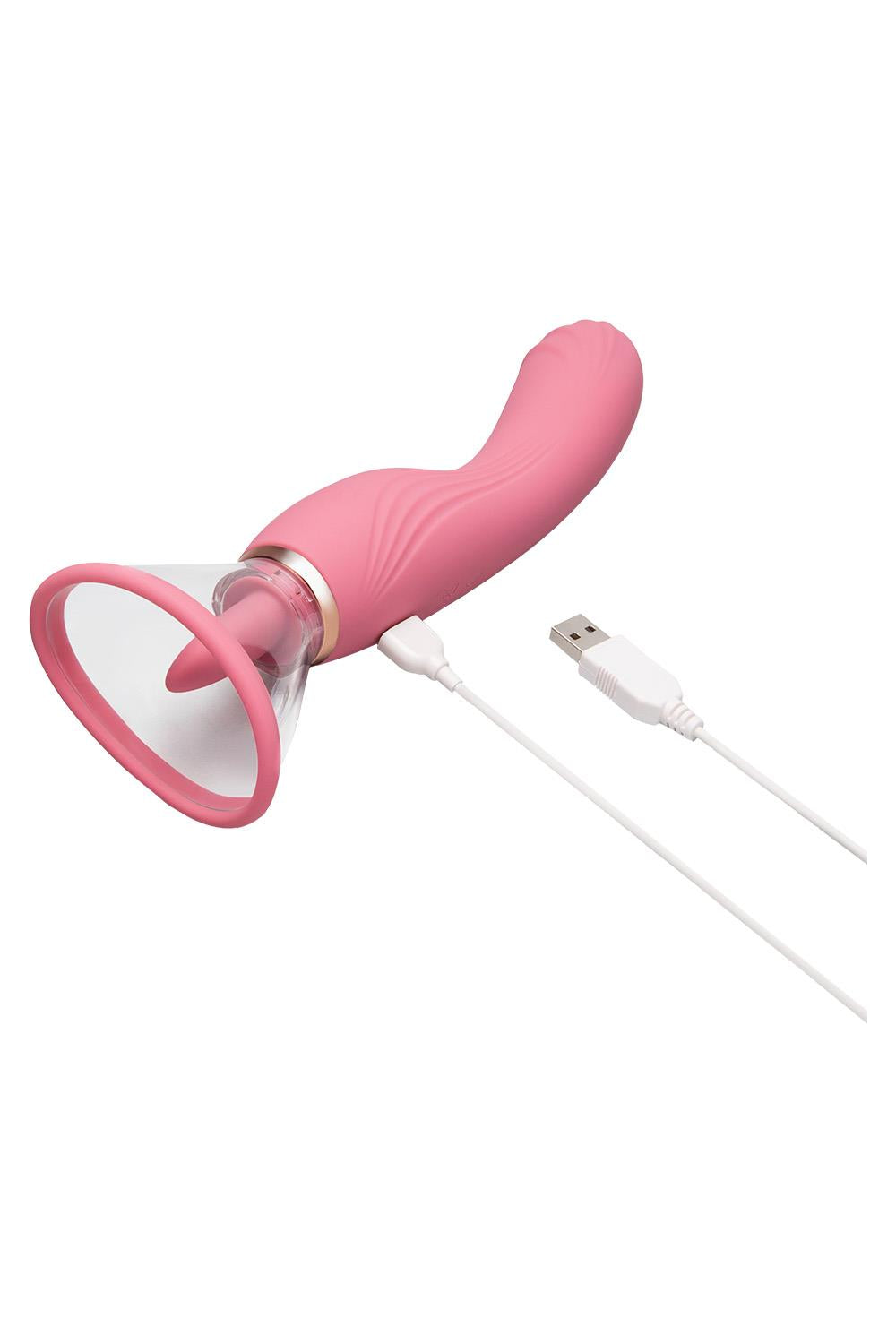 Le Wand Lick - 3-1 Double Ended Vibe With Licking Tongue Stimulator