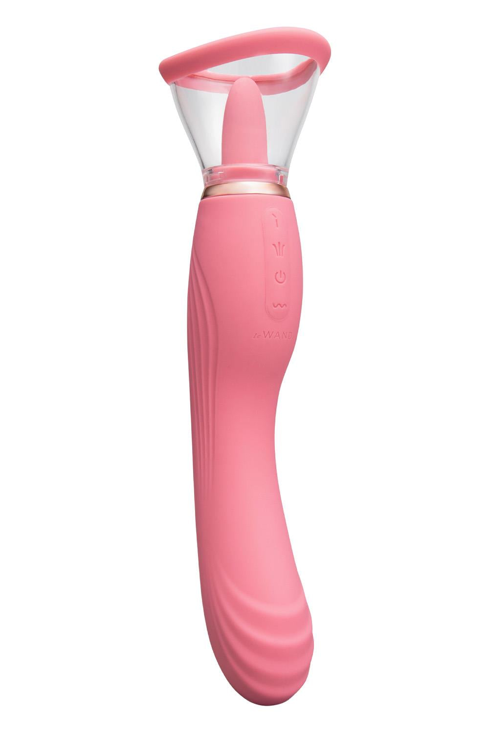 Le Wand Lick - 3-1 Double Ended Vibe With Licking Tongue Stimulator