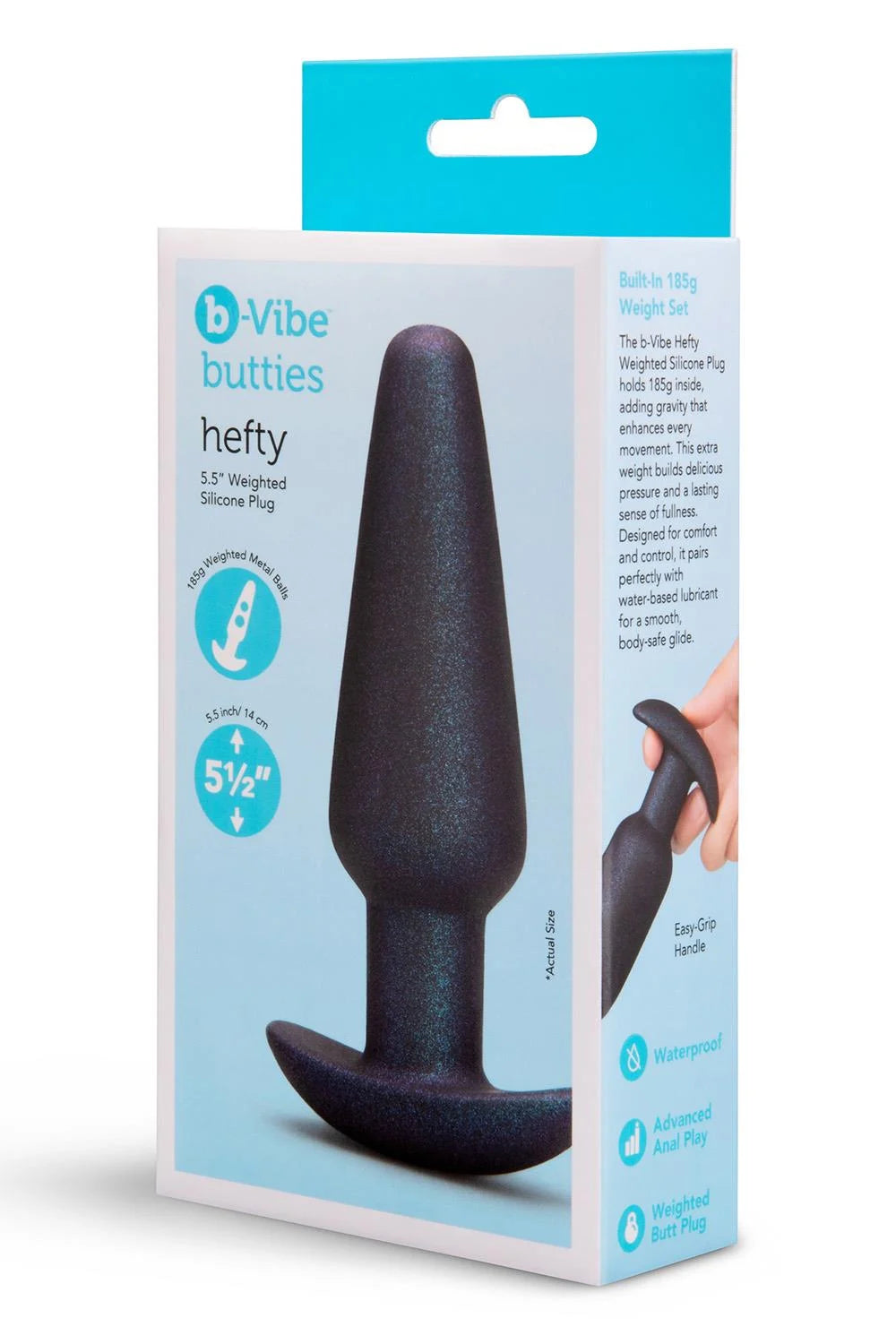 COTR | B-Vibe Butties Hefty Weighted Silicone Plug