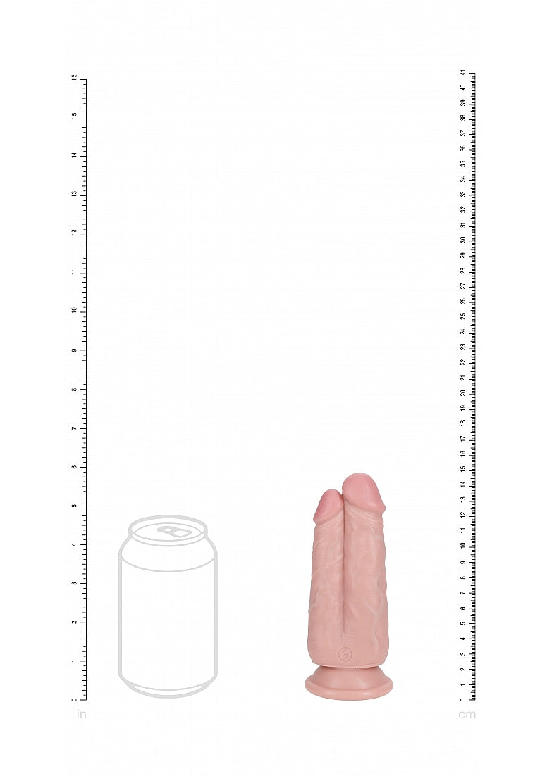 Shots Toys | REALROCK - Two In One 5"/6" Realistic Dildo - Flesh