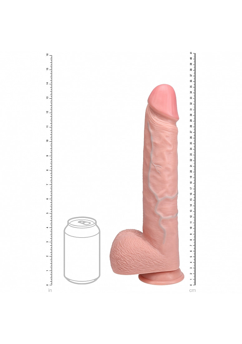 Shots Toys | REALROCK - Realistic Extra Long Dildo with Balls 14" / 35.5cm - Flesh