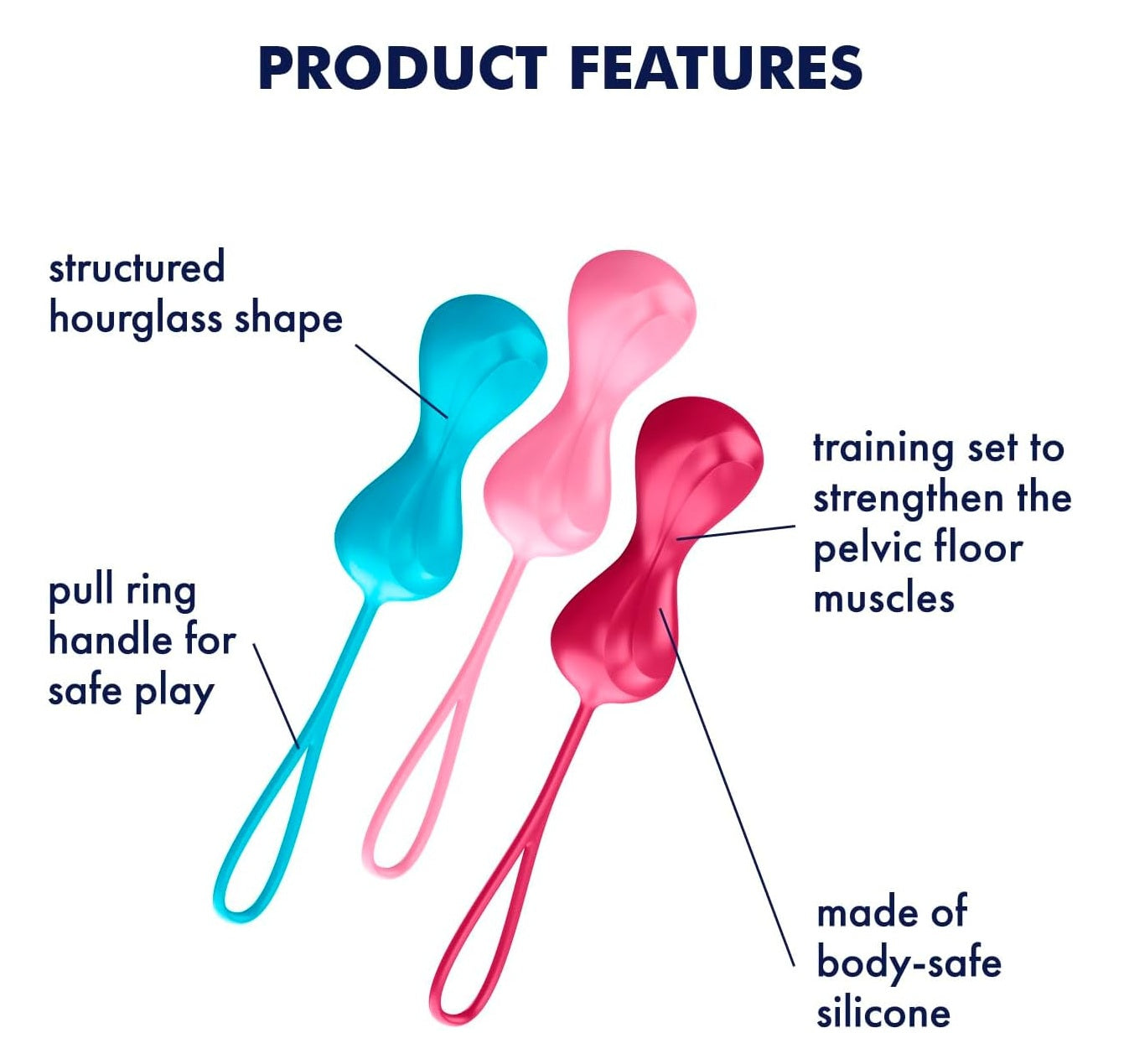 Satisfyer Loveballs Power Balls 3 Pc