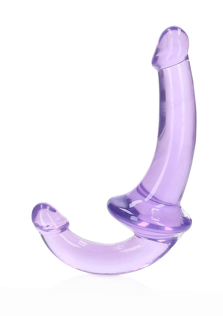 Shots Toys | REALROCK Crystal Clear 6" Strapless Strap On - Purple