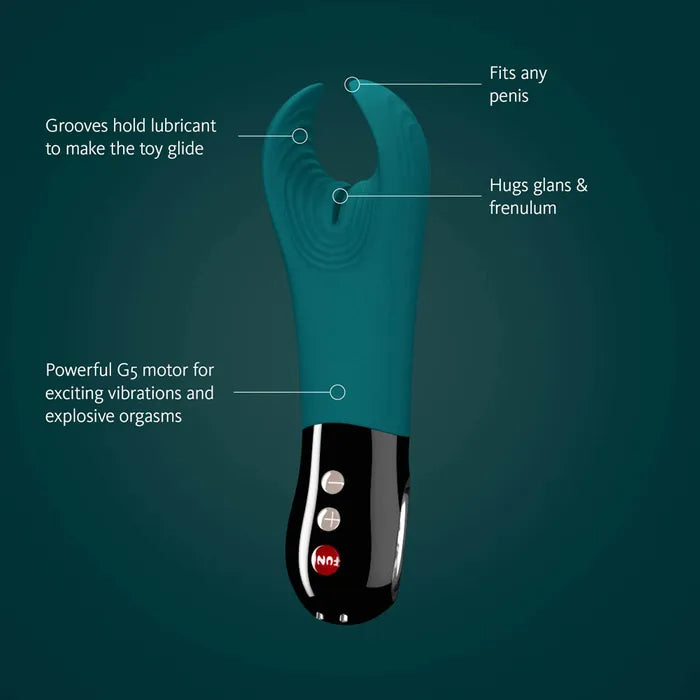 Fun Factory Manta Vibrating Stroker Couples Vibrator