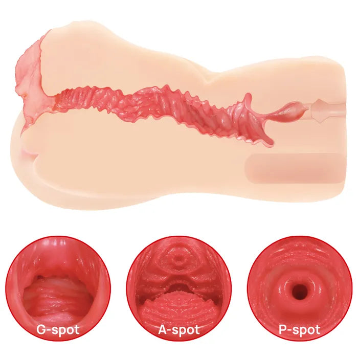 KOKOS Vanilla Onahole 004 Flesh Dual Layer Vagina Stroker