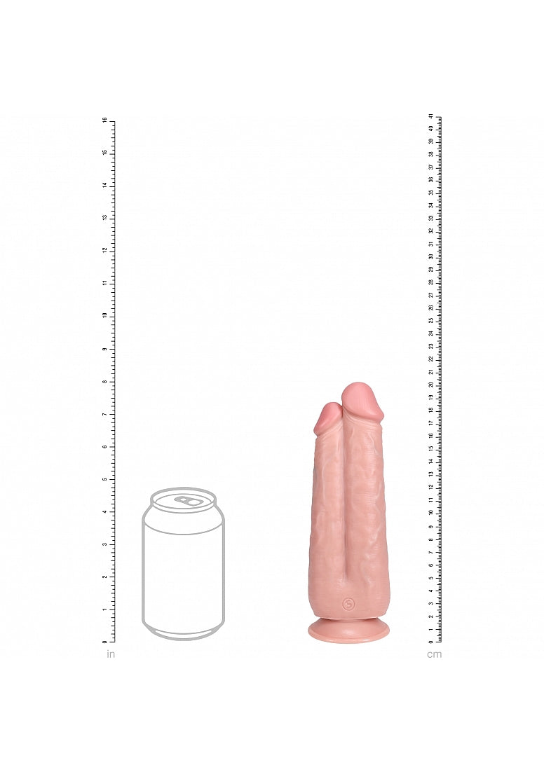 Shots Toys | REALROCK - Two in One 7"/8" Realistic Dildo - Flesh
