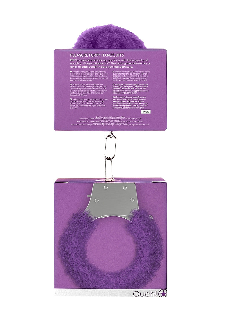 Shots Toys | OUCH! Pleasure Handcuffs Furry - Purple