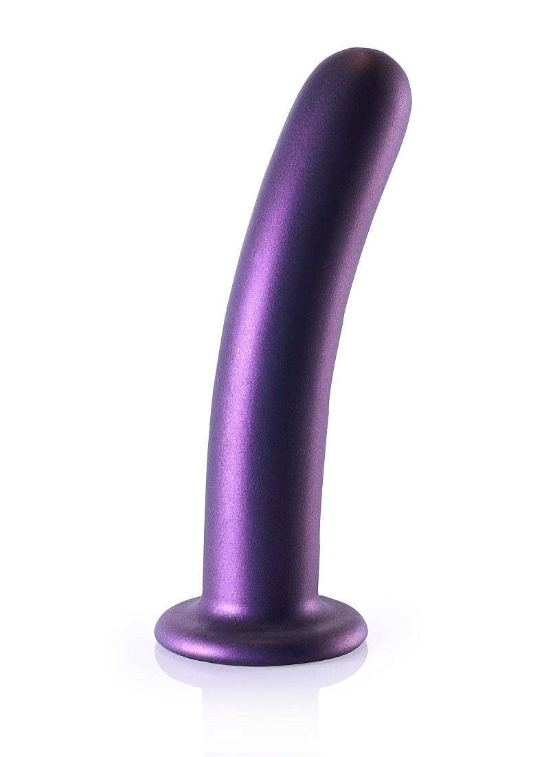 Shots Toys | OUCH! Smooth G-Spot Dildo - 7" / 17 cm - Metallic Purple