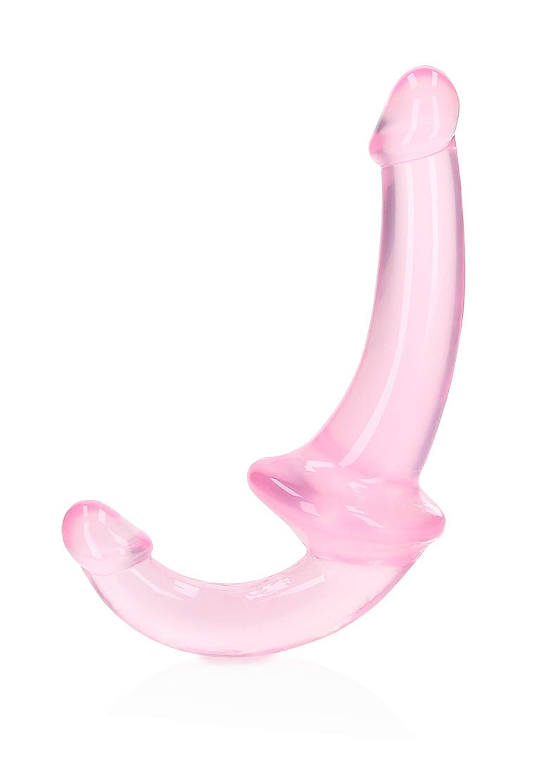 Shots Toys | REALROCK Crystal Clear 6" Strapless Strap On - Pink