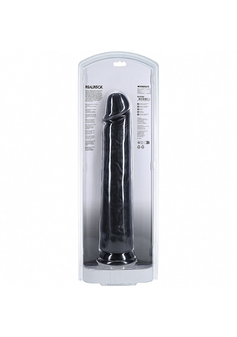 Shots Toys | REALROCK - Realistic Extra Long Dildo no Balls 14" / 35.5cm - Black