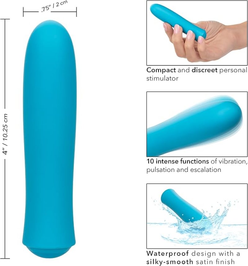 Calexotics Kyst T.C.B. “Taking Care of Business” Mini Massager - Blue