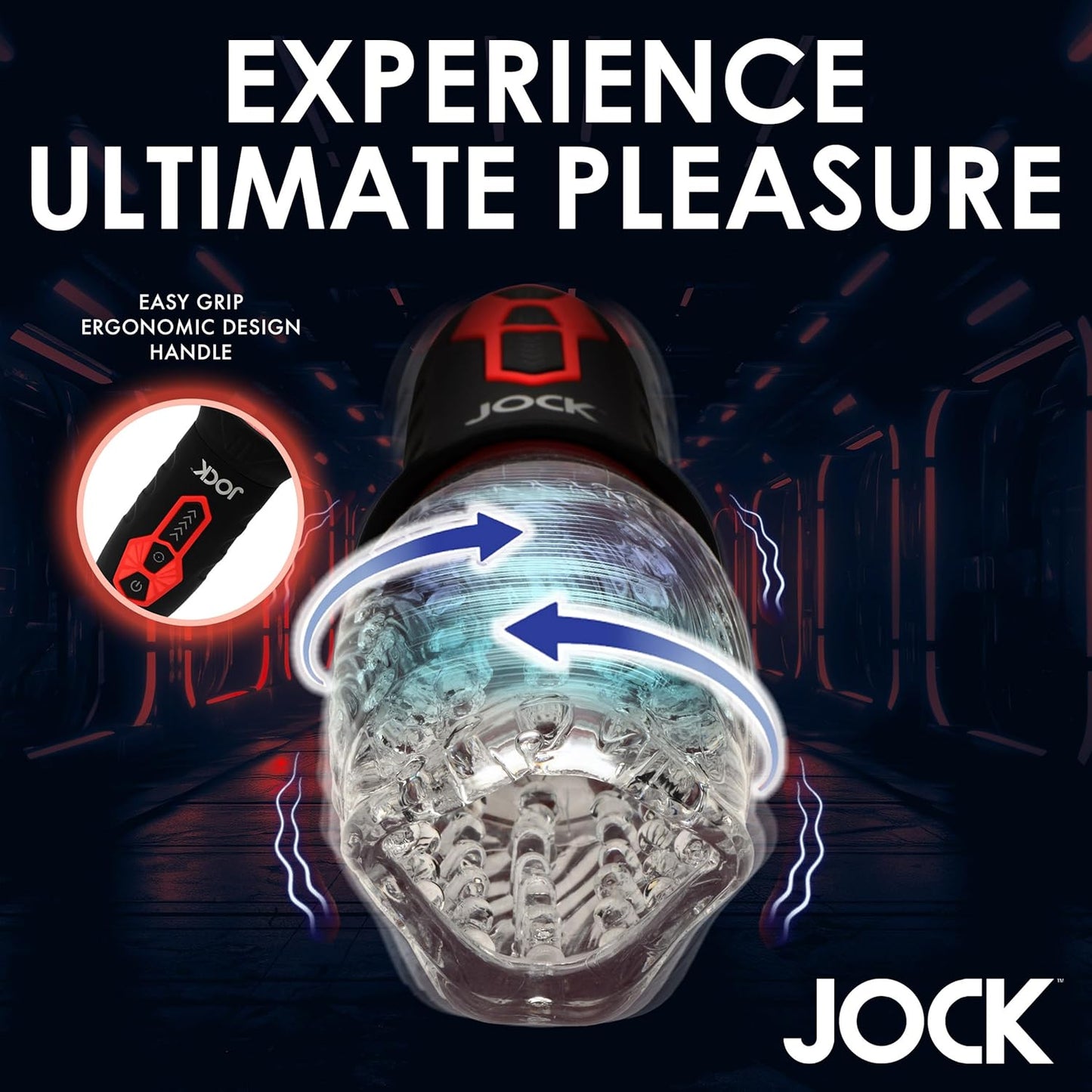 Curve Toys | JOCK Spinning & Vibrating Masturbator