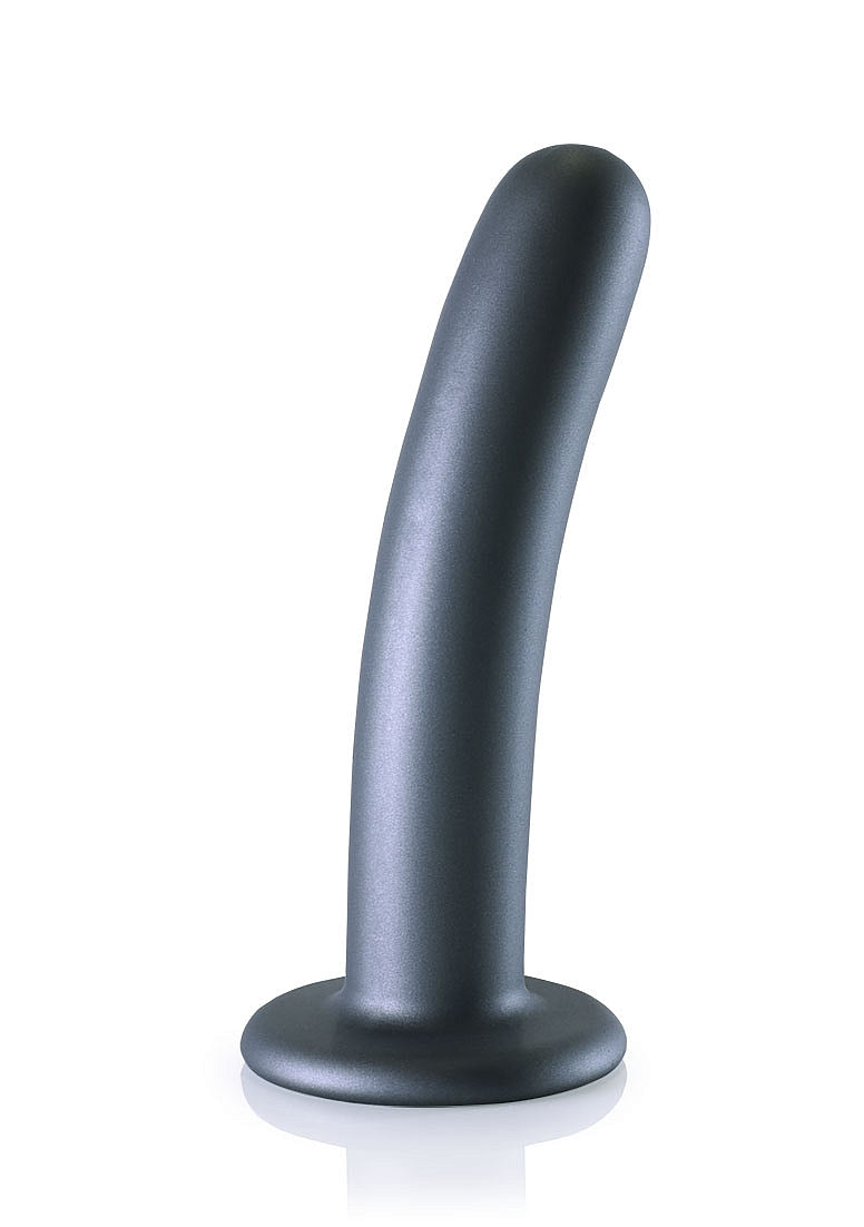 Shots Toys | OUCH! Smooth G-Spot Dildo - 6" / 14.5 cm - Gun Metal