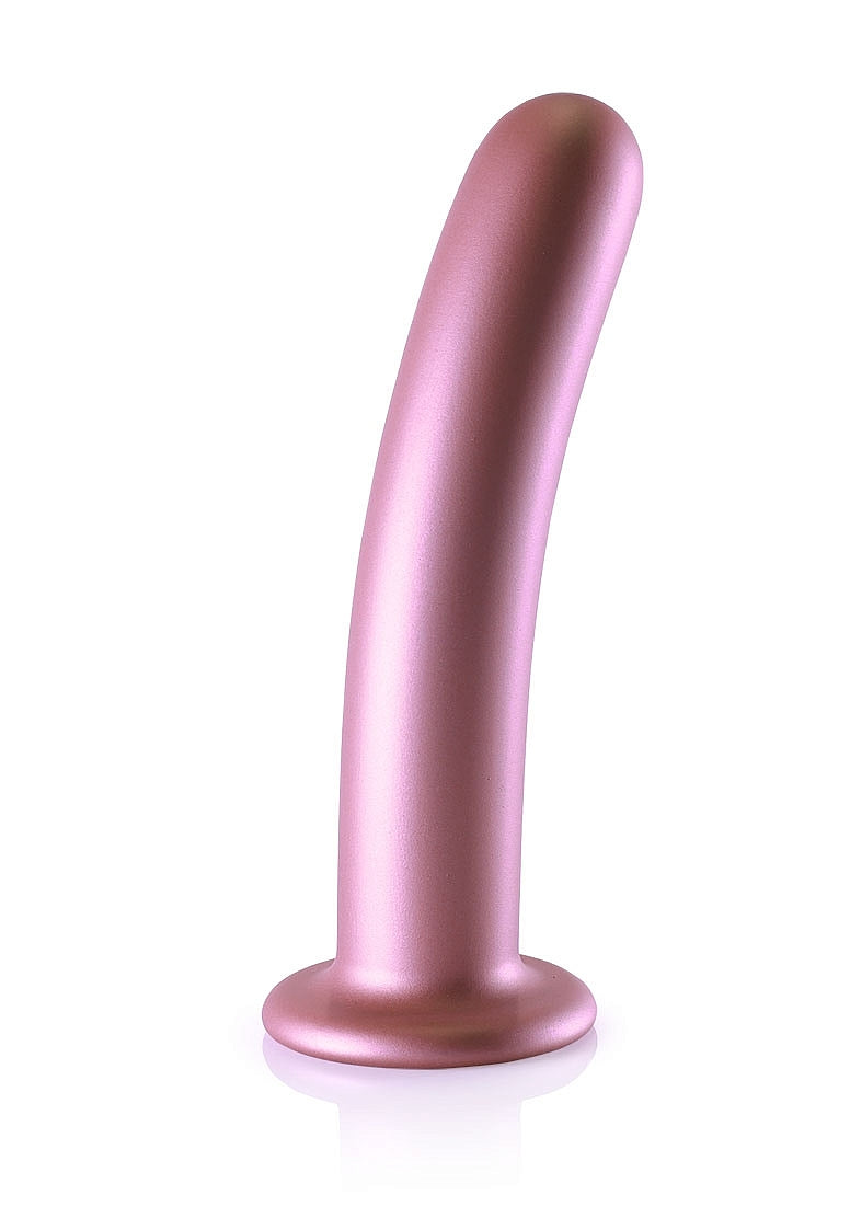 Shots Toys | OUCH! Smooth G-Spot Dildo - 7" / 17 cm - Rose Gold