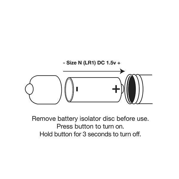Rocks Off RO-80mm Single Speed - Silver Bullet Vibrator