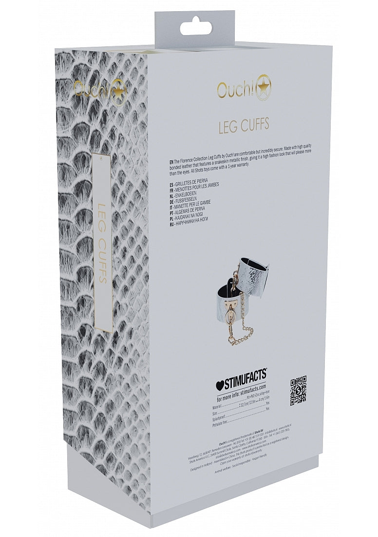 Shots Toys | Ouch! Florence Collection - Leg Cuffs Ouch! - White