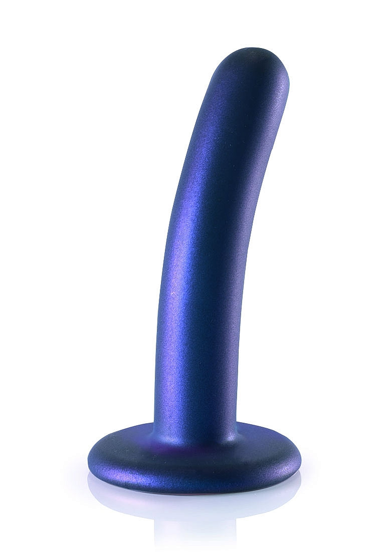 Shots Toys | OUCH! Smooth G-Spot Dildo - 5" / 12 cm - Metallic Blue