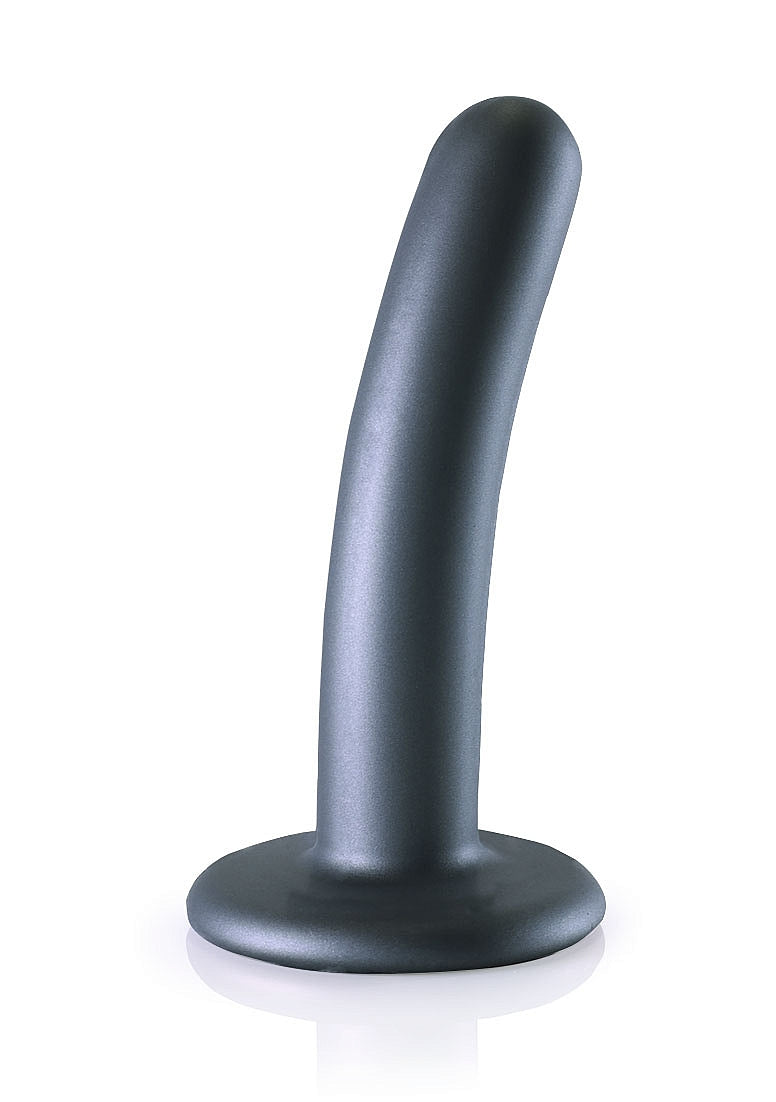 Shots Toys | OUCH! Smooth G-Spot Dildo - 5" / 12 cm - Gun Metal