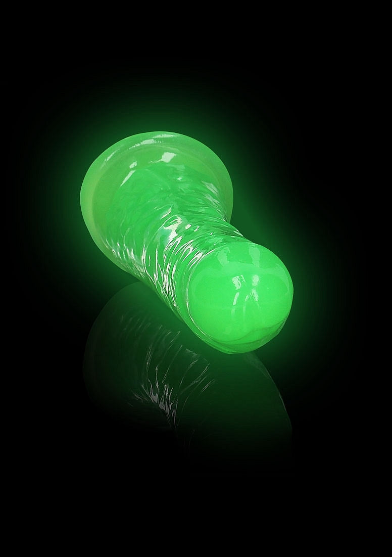 Shots Toys | REALROCK 15.5cm Slim Glow in the Dark Neon - Green (6") Dildo Dong
