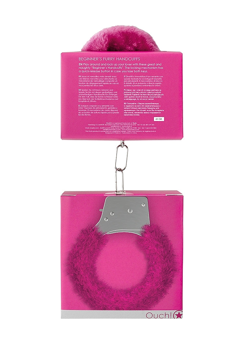Shots Toys | OUCH! Beginners Handcuffs Furry - Pink