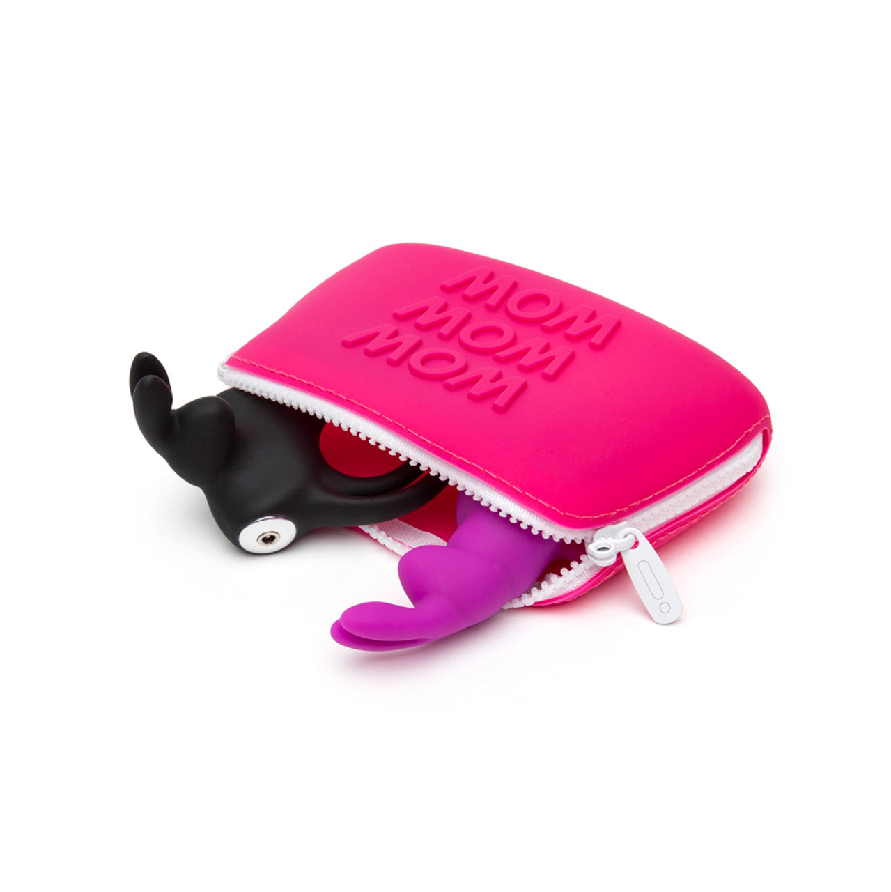Love Honey Happy Rabbit WOW Small Silicone Zip Storage Case