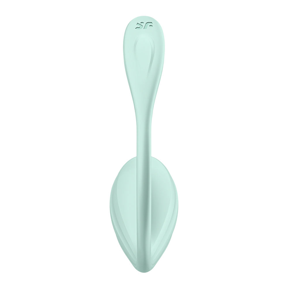 Satisfyer Smooth Petal Mint USB Rechargeable Wearable Stimulator with App Control