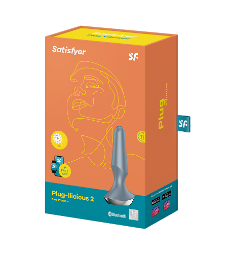 Satisfyer Plug-ilicious 2 Ice Blue - Anal Vibrator (App)