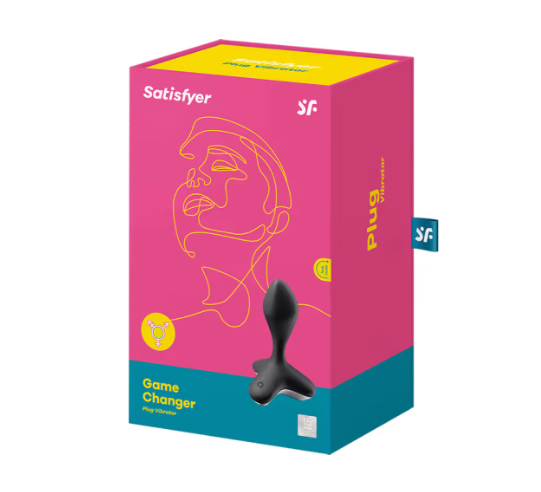 Satisfyer Game Changer Vibrating Anal Plug Black