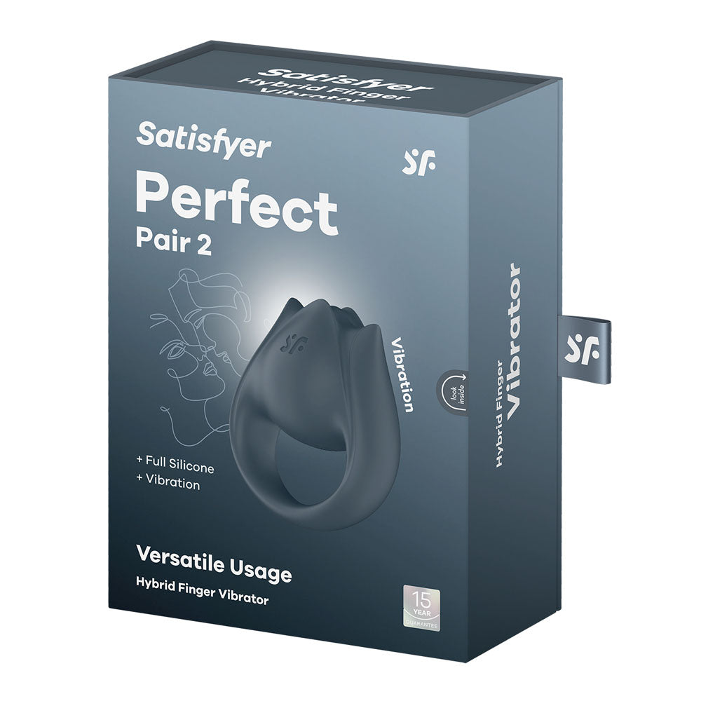 Satisfyer Perfect Pair 2 - Vibrating Couples Ring / Finger Vibrator