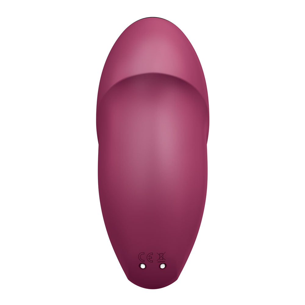 Satisfyer Tap & Climax 1 Red USB Rechargeable Pulsing Tapping Stimulator Vibrator