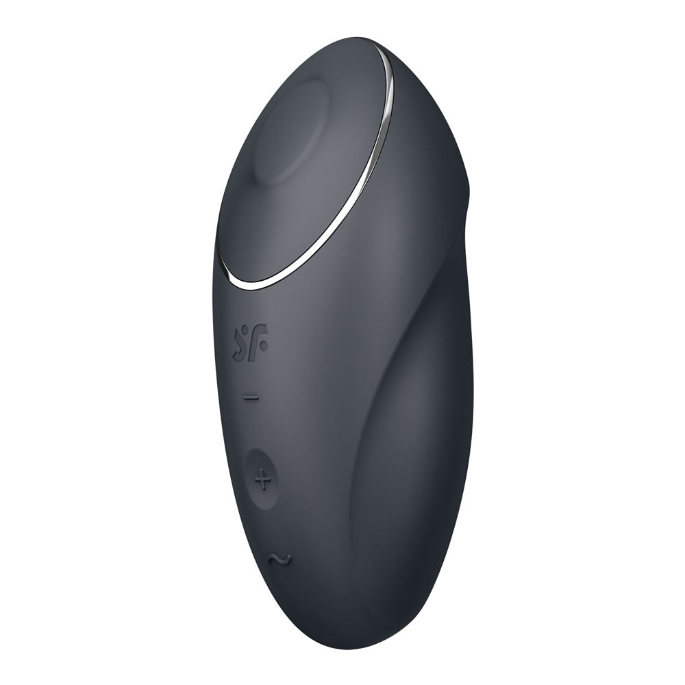 Satisfyer Tap & Climax 1 Grey USB Rechargeable Pulsing Tapping Stimulator Vibrator