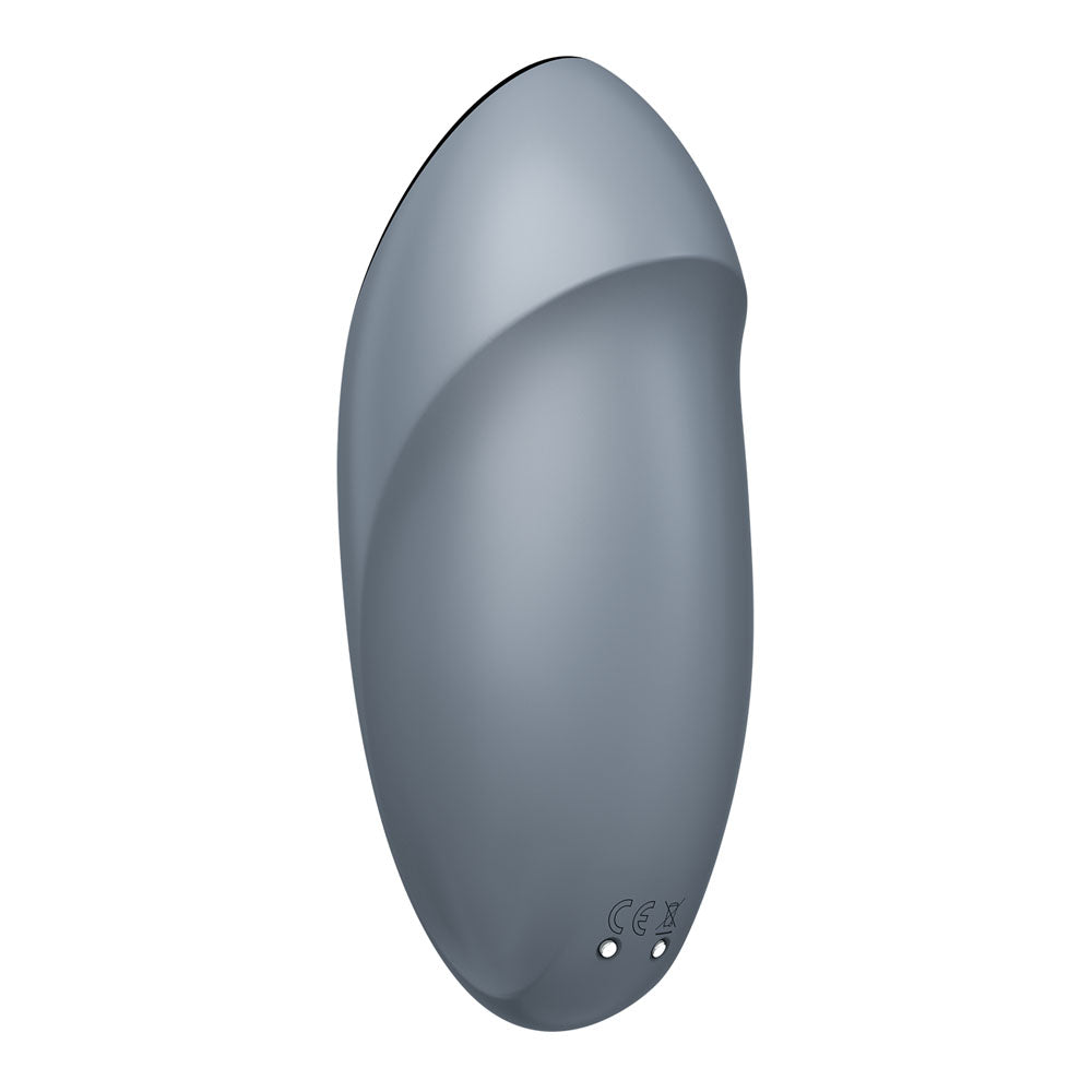 Satisfyer Tap & Climax 1 Blue Grey USB Rechargeable Pulsing Tapping Stimulator Vibrator