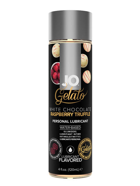 JO White Chocolate Raspberry Truffle Water Based Flavoured Lubricant 120ml