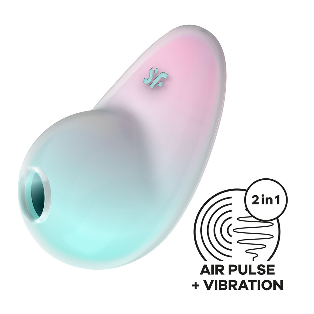 Satisfyer Pixie Dust Air Pulse + Vibrator Mint/Pink